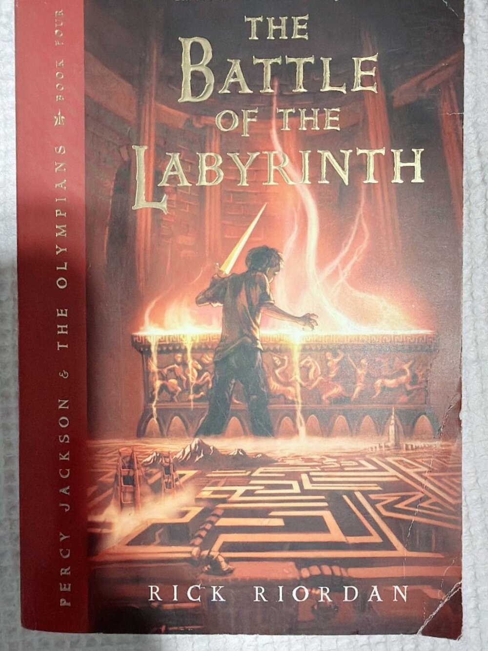 Percy Jackson & The Olympians Book 4 The Battle of the Labyrinth Rick Riordan PB